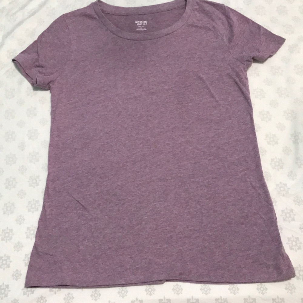 Violet short sleeve shirt